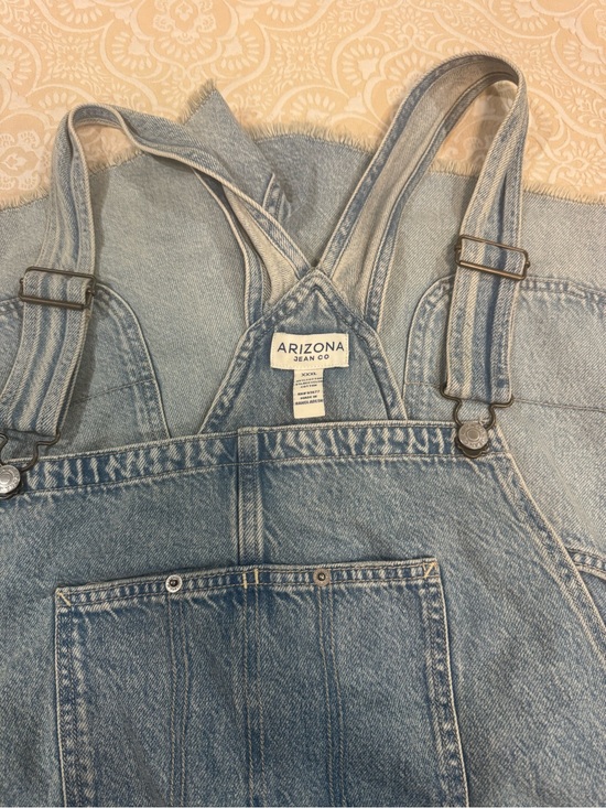 Arizona Jean Company Pants - Arizona Jean Co. Light Wash Denim Shortalls XXXL plus